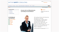 Desktop Screenshot of mitter-safety.com